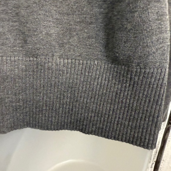 Melrose Chic New York Turtleneck Sweater Women's XL Fitted Gray Lightweight Y2K - Picture 8 of 14